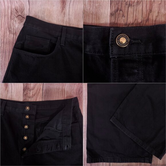 Favorite Daughter Size 34 The Masha Super High Rise Wide Leg Jeans Phantom - Picture 6 of 14